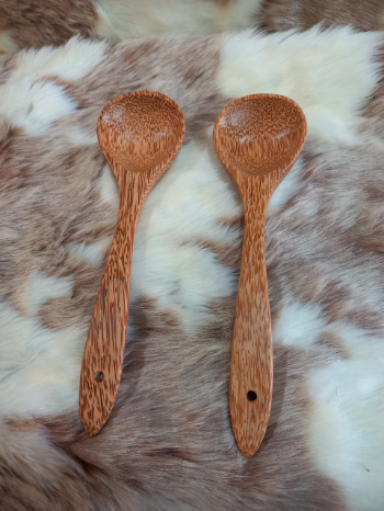 The New Spoons Of Food Make From Wooden Coconut Set Dark Brown All Seasons Made In Vietnam Manufacturer 2