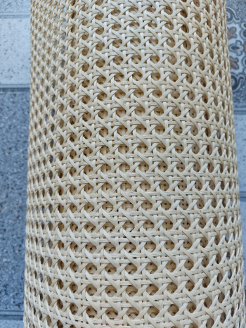 Wholesale Oval Mesh Rattan Cane Webbing Natural Color Used For Living Room Furniture And Handicrafts Customized Packing 8