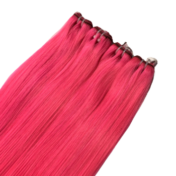 Machine Weft Pink color Hair Extensions Bulk Sale Virgin Hair Beauty Products For Women From Vietnam Manufacturer 2