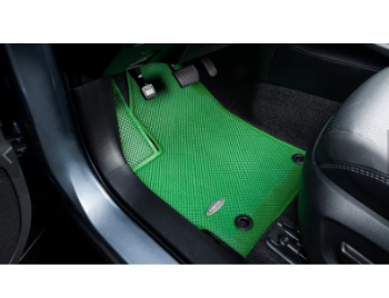 Car Mat Luxury High Grade PVC Lux Series Nylon-Bound Edge For 3 Row Vehicles Durable Flexible Waterproof Odorless 2