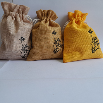 Top Brand Natural Aroma Beads Scented Sachet Bag Customized Natural Linen Fabric Sack With Coffee beans 2024 Vietnam 3