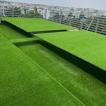 FresGard Rolling 6.5ftx16.5ftx0.7'' Artificial Turf Grass Dorm Room Essentials Outdoor Rugs Fake Grass Area Rugs  6