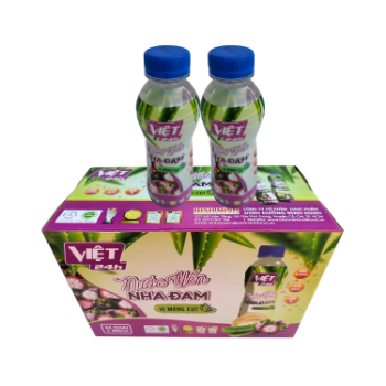 Fast Delivery Aloe Vera Bird Nest Juice With Mangosteen Flavor Flavored Beverage Iso Packed In Box From Vietnam Manufacturer 4