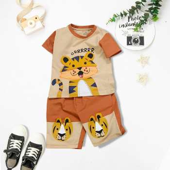 Summer Wholesale Children Kids Clothes Short Sleeve Baby T Shirt Boys Clothing Set Spring Cotton Quantity Custom Time Lead Suit No reviews yet