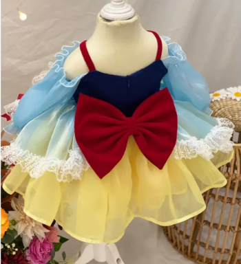 Lolita Dress Kids Princess Dress Cheap Price Luxury Using For Baby Girl Pack In Plastic Bag Asian Manufacturer 1