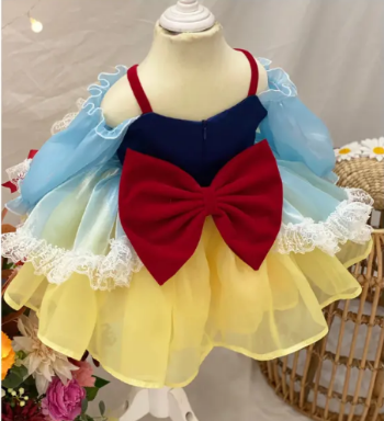 Lolita Dress Kids Princess Dress Cheap Price Luxury Using For Baby Girl Pack In Plastic Bag Asian Manufacturer