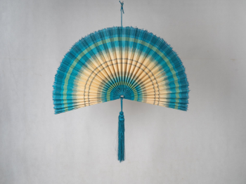 Wall Decor Bamboo Fan OEM Service Eco-Friendly Item Home Restaurant Decor Custom Packing Asia Manufacturer 6