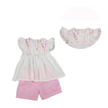 Good Quality Made To Order Clothing Manufacturer Hot Selling Product For Baby Girl Short Sleeve Vietnam Manufacturer 4