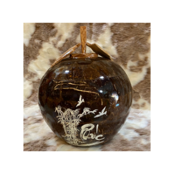 Hot Item Protect Teapot Make From Dried Coconut Keep Safe Dark Brown All Seasons Vietnam Manufacturer 1