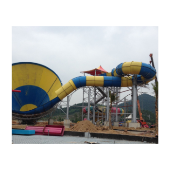 Commercial Cyclones Water Slide High Quality Alkali Free Glass Fiber Using For Water Park ISO Packing In Carton From Vietnam 1