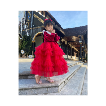 Mixed Luxury Girls Party Dresses Princess Children Reasonable Price Fashionable Using For Baby Girl Pack In Plastic Bag High Quality Product  2