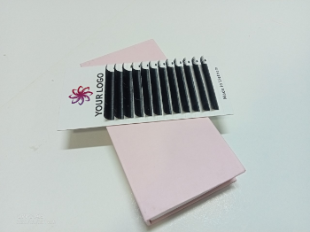 BLACK Eyelash Extension Hot Choice Semi-Hand Made Using For Beauty Service Different Colors Packaging Tray Made In Vietnam 6