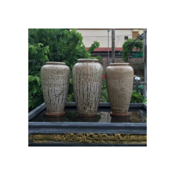 Good Choice Pottery Asian Zen Decoration Floor Vase Packed In Box From Vietnam Manufacturer 2023 Hot item in year 7