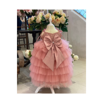 9 - Layer Luxury Princess Dresses High Quality Variety Beautiful Color using for Baby Girl Pack In Plastic Bag Made in Vietnam Manufacturer  1