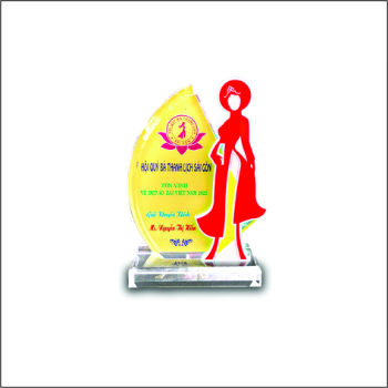 Acrylic Cutting Trophy High Specification Special Custom Business Gift Customized Packing Vietnam Manufacturer 4