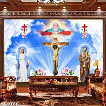 Modern Art Posters and Prints Canvas Painting Decorative Jesus Pictures Wall Art 2