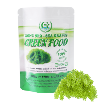 Salted Sea Grapes Seaweed 200 Grams From Viet Nam Green Food GCAP VN Manufacturer Organic Seaweed - Halal HACCP 6