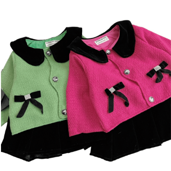 Clothes For Kids Easy To Waer 100% Wool Dresses New Fashion Each One In Opp Bag From Vietnam Manufacturer 1