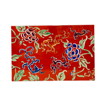 Halinhthu Casa Lacquer Hand-painted Placemat 30x45cm Art Custom Design And Size Wood Rectangular From Vietnam Manufacturer 6