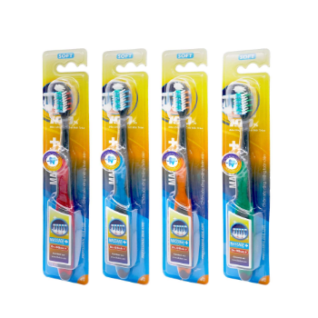 Unique Toothbrush Hot From Vietnam Manufacturer Soft Toothbrush For Home Adult Toothbrush Three Sided PET Finger Refillable 4