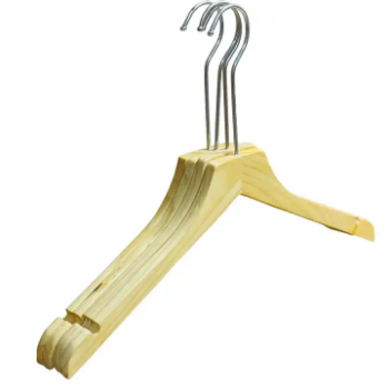 Wooden Hangers Pine Wood For Clothes Fast Delivery Vietnam 1.2Cm Non-Nail Export Standard Carton Manufacturer 4