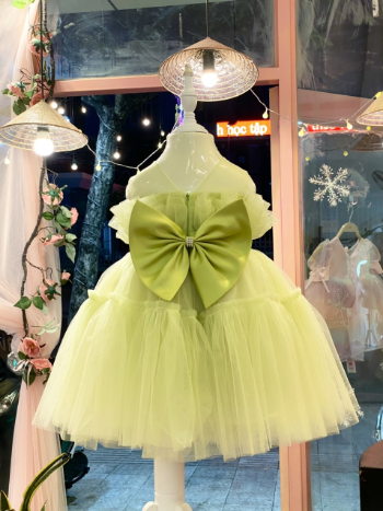 Mixed Luxury Princess Dress For Girl Cheap Price Beautiful Color Using For Baby Girl Pack In Plastic Bag from Vietnam 1