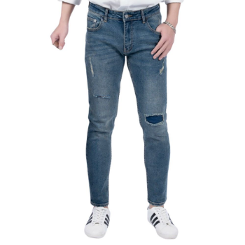 Men'S Jeans Good Price Sustainable Men's Pants & Trousers Oem Service 100% Cotton Button Fly From Vietnam Manufacturer 1