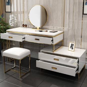 Dressing Table with Light RTA Reasonable Price New Style Furniture Customized Customized Packaging Vietnam Manufacture 6