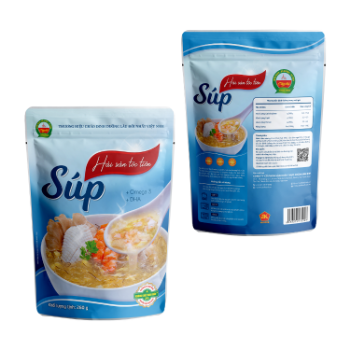 Seafood soup with fat choy Variety fresh ingredients using for baby ISO VIETGAP HACCP packing in bag Vietnam Manufacturer 2