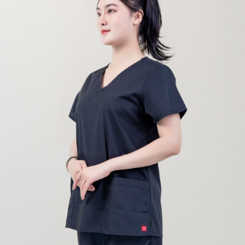 Uniforms Medical Scrubs Good Quality Set Fashionable WRAP Stored in a Polybag from Vietnam Manufacturer