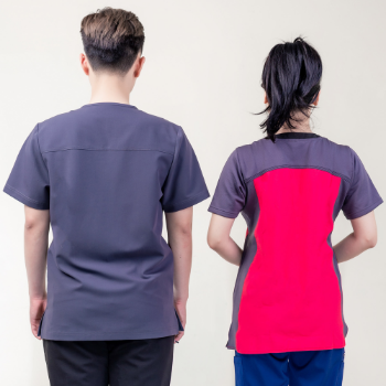 Scrubs Medical Scrubs Uniform Nurse Good Quality Shirt Well-priced WRAP Polybag Made in Vietnam Manufacturer 7