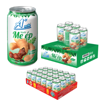 Top Selling 2024 Tamarind Fruit Juice Drink 330Ml Anuta Brand Iso Halal Haccp Beverage Packed In Bottle Vietnam Manufacturer 2