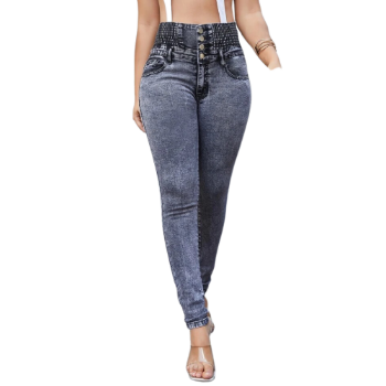 Women'S Jeans Cargo Pants Fast Delivery Women Regular Fit Type Button Fly Jeans fabric suppliers Vietnamese Supplier 6