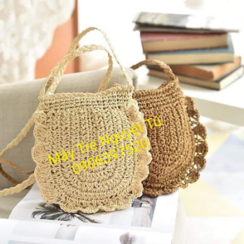 Vietnam Bags Travel Beach Woven Handbag Woven Shoulder Bag Beach Bag Crochet Knit Purse for Women Girl  From Manufacturer Vietnam 7