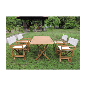 Wood Outdoor Furniture Hot Selling Product With 4 Position Chairs For Hotel And Restaurant Modern Design Made In Vietnam 4