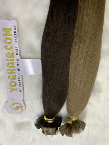 Super Trending Color Wholesale Price Factory Price Human Hair Soft 100% Human Vietnamese Length Bone Straight Weft Hair 6