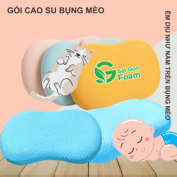 Cat Belly Pillow Saigon Foam Made In Vietnam 3