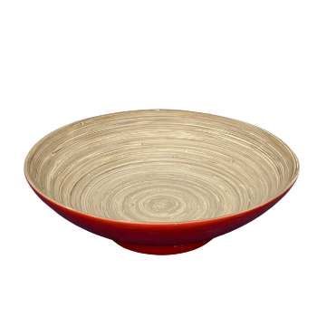 Fast Delivery handicraft coiled bamboo ecofriendly Organic spun bamboo bowls safe for health Homeware Crafts Made In Vietnam 3