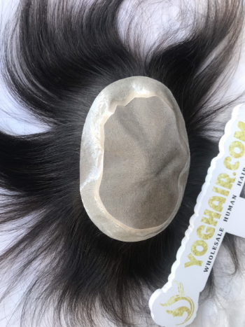 Hair Touper/Toupee 100% Natural Vietnamese Human Hair Wholesale Price Unprocessed Weaving Hair Extensions 2