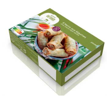 Mass Manufacturing High-class Quality Frozen Food Boxes Paper Box Cardboard Paper Paper Recyclable Vietnam Accept 8