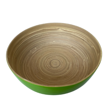 High Quality Ecofriendly Customized Service bowl healthcare Organic spun bamboo bowls safe for health Homeware Crafts Made In Vietnam 4