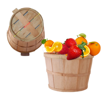 Wholesale Price Wooden Fruit Basket Storage Basket Durable Eco-Friendly Material Viet Nam Manufacturer 1