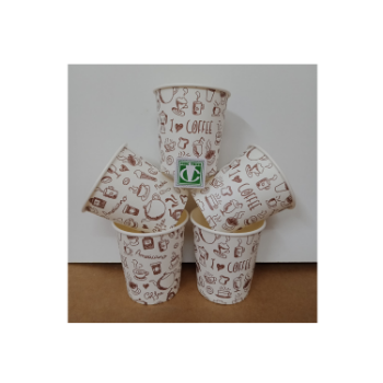 Paper Cups With Printed (9 OZ - 220 Ml) Cups Paper Good Choice Disposable Customized Packing Size & Logo Carton Box Factory 1