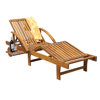 Outdoor Furniture Swimming Pool Chair Sun Lounger Wooden Sun Loungers Modern Style Factory Price Vietnam Manufacturer 2