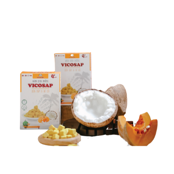 Vicosap Sweet Potato Coconut Crunchies Fast Delivery Authentic And Safe Sweet Potato Coconut Preserves Bag Made In Vietnam 6