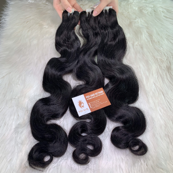 Machine Wef Body Wavy Natural Color Hair Extensions Bulk Sale Virgin Hair Beauty And Personal Care From Vietnam Manufacturer 3