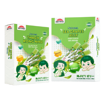 Sea Grapes Jelly Healthy Snack Fast Delivery 250Gr Mitasu Jsc Customized Packaging Made In Vietnam Manufacturer 6