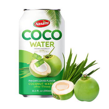 Best Price Coconut Water Pandan Leaves Flavor Beverage Nasami Brand Coconut Water Manufacturers OEM ODM Service Made In Vietnam 2