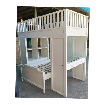 Loft Bed For Twin Over Full Bed Wooden Hardwood Top Sale Modern For Sale Kids Ready Export Worldwide From Vietnam Manufacturer 3