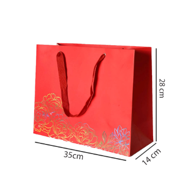 Recycled Materials Kraft Square Bottom Paper Gift Bags With Handles Eyewear Personal Care Business Vietnam Manufacturer 3